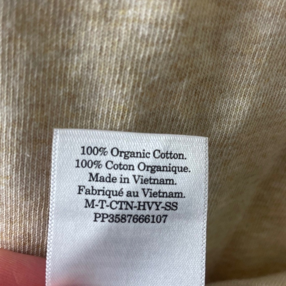 NWT Everlane Men Premium Heavy Weight Crew Neck Tee Cream XXL 2XL Cotton t-shirt - Picture 5 of 7